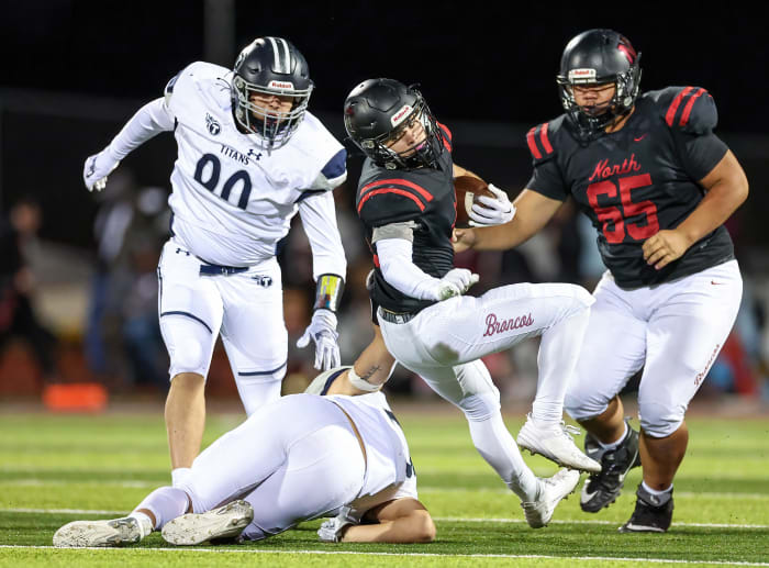 Lee's Summit North received a bye into the second round of the Missouri high school football state playoffs.